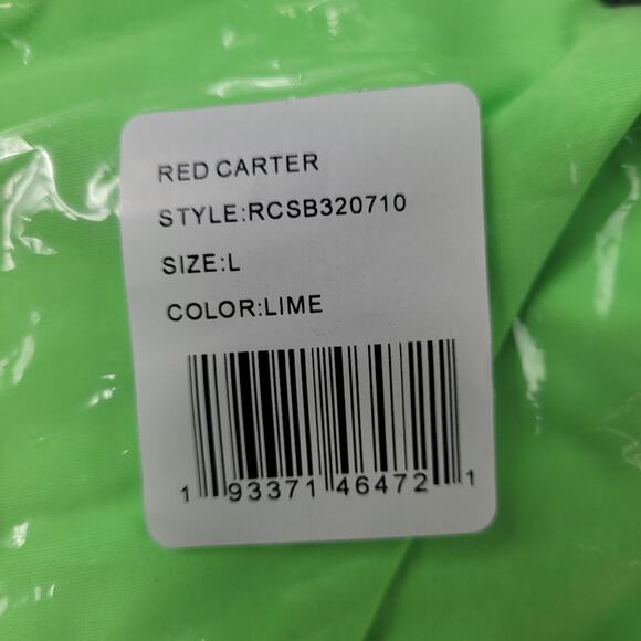 Red Carter Chain Side Bikini Bottom size Large - Picture 15 of 16